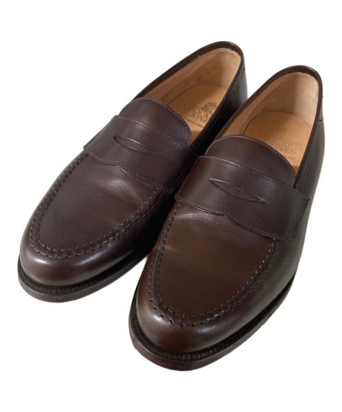 CRICKETT & JONES（クリケットアンドジョーンズ）CRICKETT & JONES (クリケットアンドジョーンズ) BOSTON 2 ローファー ブラウン サイズ:7Eの古着・服飾アイテム