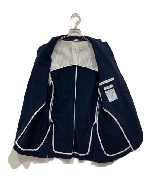 CIRCOLO 1901（チルコロ1901）Circolo 1901 (チルコロ1901) テーラードジャケット ネイビー サイズ:46の古着・服飾アイテム