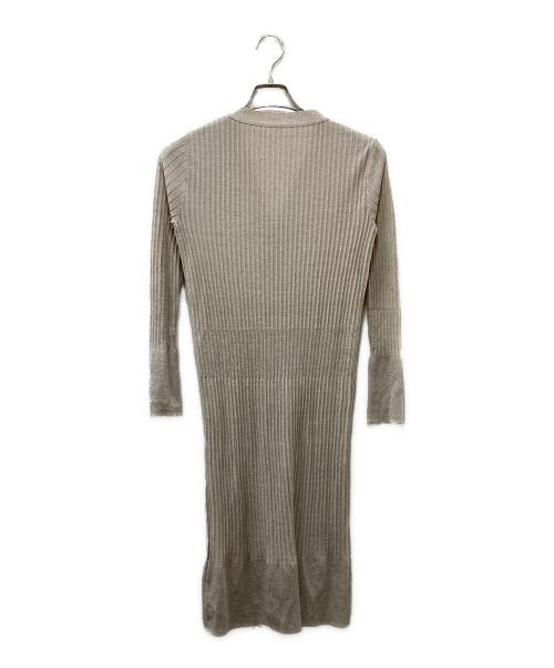 FOXEY（フォクシー）FOXEY (フォクシー) リネン混カーディガン ベージュ サイズ:38の古着・服飾アイテム