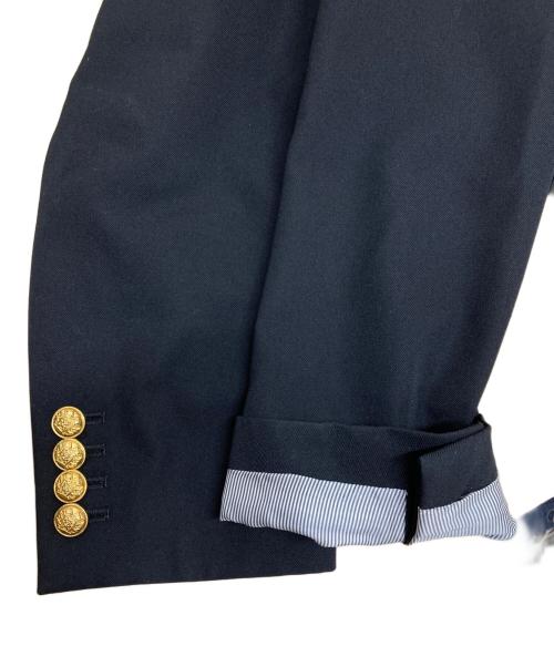 beautiful people（ビューティフルピープル）beautiful people (ビューティフルピープル) Logo gabardine THE/A jacket/金釦ジャケット ブラック サイズ:190の古着・服飾アイテム