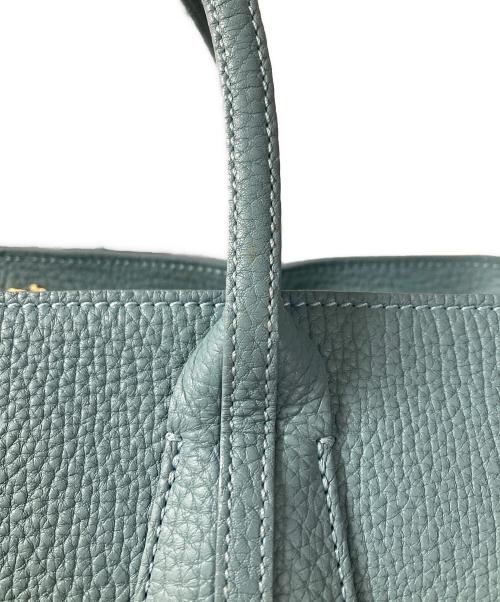 LONGCHAMP（ロンシャン）LONGCHAMP (ロンシャン) レザートートバッグ ブルーの古着・服飾アイテム