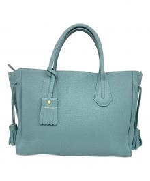 LONGCHAMP（ロンシャン）の古着「ペネロペ レザートートバッグ」｜ブルー