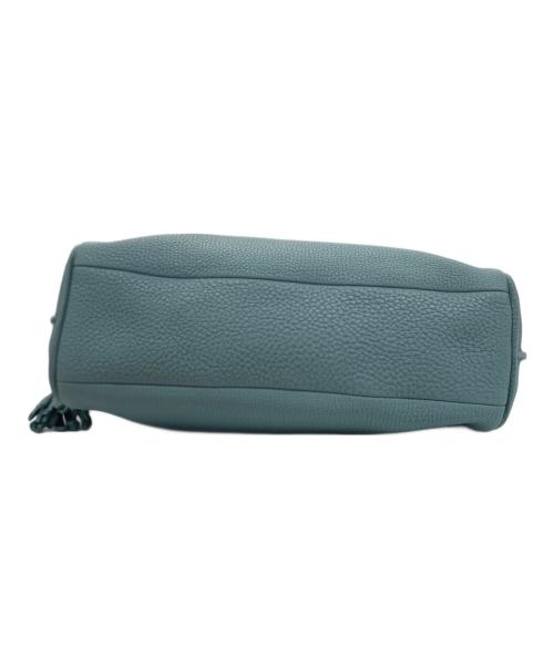 LONGCHAMP（ロンシャン）LONGCHAMP (ロンシャン) ペネロペ レザートートバッグ ブルーの古着・服飾アイテム