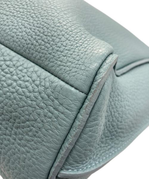 LONGCHAMP（ロンシャン）LONGCHAMP (ロンシャン) ペネロペ レザートートバッグ ブルーの古着・服飾アイテム