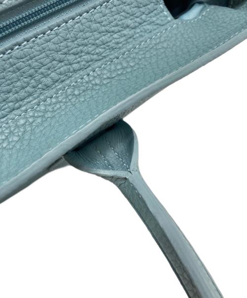 LONGCHAMP（ロンシャン）LONGCHAMP (ロンシャン) ペネロペ レザートートバッグ ブルーの古着・服飾アイテム