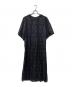 ne quittez pas (ヌキテパ) Cotton Voile Dot Hemla Dress コットン刺繍ワンピース ブラック サイズ:不明：17000円