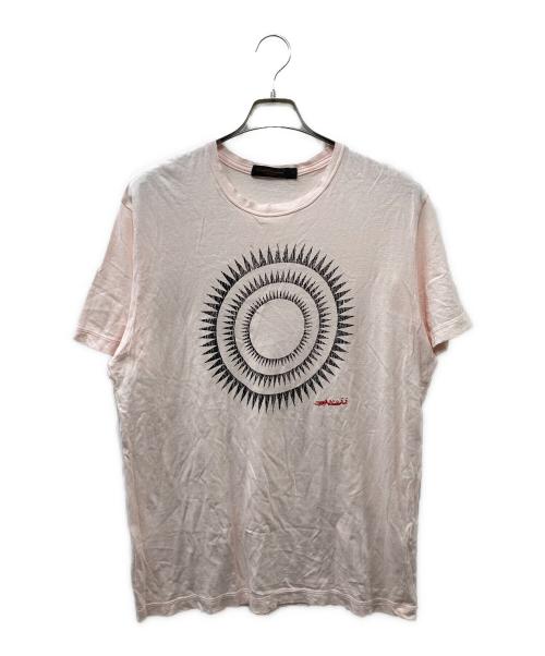 UNDERCOVER（アンダーカバー）UNDERCOVER (アンダーカバー) SCAB期 GIZ TEE プリントTシャツ ピンク サイズ:Lの古着・服飾アイテム