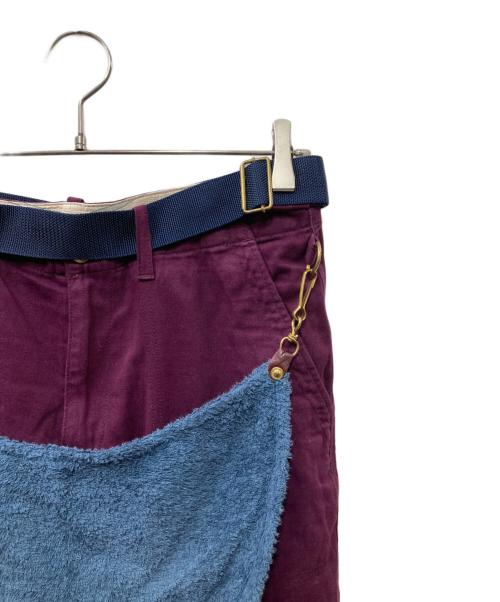 assemble a.k.a. AFFA（アッセンブル エーケーエー エーエフエ）assemble a.k.a. AFFA (アッセンブル エーケーエー エーエフエ) Bondage pants  ボンテージパンツ ボルドー サイズ:Mの古着・服飾アイテム