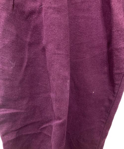 assemble a.k.a. AFFA（アッセンブル エーケーエー エーエフエ）assemble a.k.a. AFFA (アッセンブル エーケーエー エーエフエ) Bondage pants  ボンテージパンツ ボルドー サイズ:Mの古着・服飾アイテム