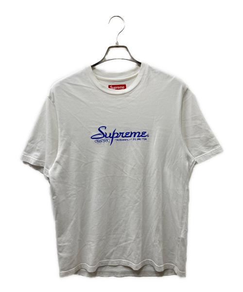 SUPREME（シュプリーム）SUPREME (シュプリーム) Contact S/S Top ホワイト サイズ:Mの古着・服飾アイテム