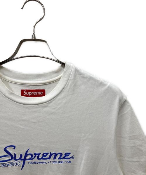 SUPREME（シュプリーム）SUPREME (シュプリーム) Contact S/S Top ホワイト サイズ:Mの古着・服飾アイテム