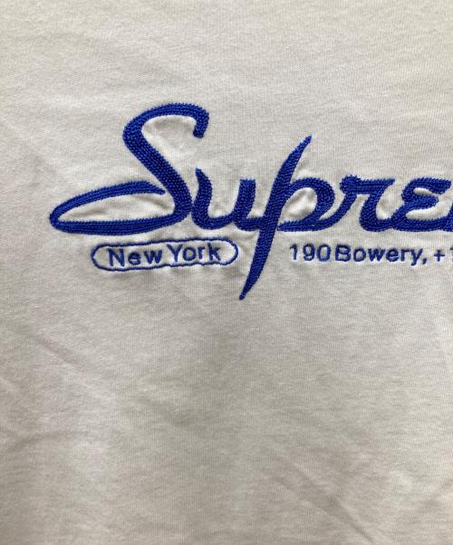 SUPREME（シュプリーム）SUPREME (シュプリーム) Contact S/S Top ホワイト サイズ:Mの古着・服飾アイテム