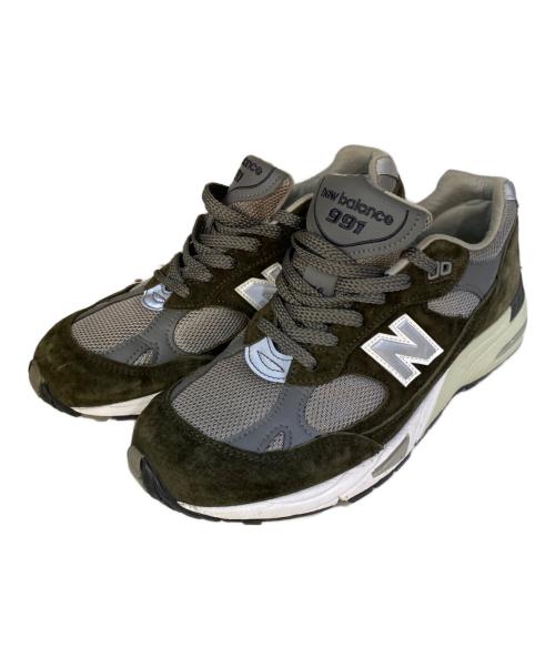 NEW BALANCE（ニューバランス）NEW BALANCE (ニューバランス) ローカットスニーカー カーキ サイズ:USA 8 1/2の古着・服飾アイテム