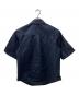 adidas (アディダス) デニム半袖シャツ ネイビー サイズ:XS：6000円