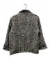 CLANE (クラネ) ミックスツイードブルゾン MIX TWEED BLOUSON ホワイト×ブラック サイズ:1：14000円