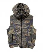 DIESELディーゼル）の古着「J-OSTEND-SL-CAMU スリーブレスブルゾン」｜グリーン