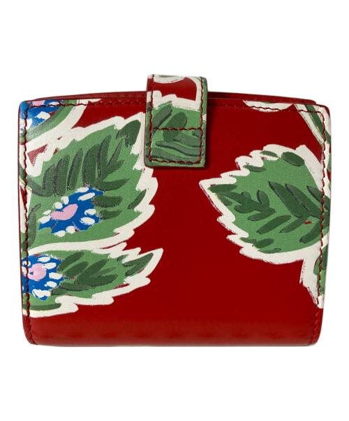 BALLY（バリー）BALLY (バリー) Ollam カーフレザー ストロベリー 財布 レッドの古着・服飾アイテム