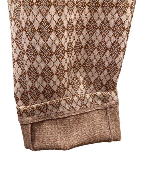 Needles（ニードルズ）Needles (ニードルズ) STUDIOUS別注 RAGRAN JACKET POLY JAQUARD テーラードジャケット ピンク×ブラウン サイズ:XSの古着・服飾アイテム