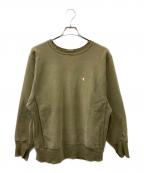 Championチャンピオン）の古着「リバースウィーブスウェット」｜カーキ