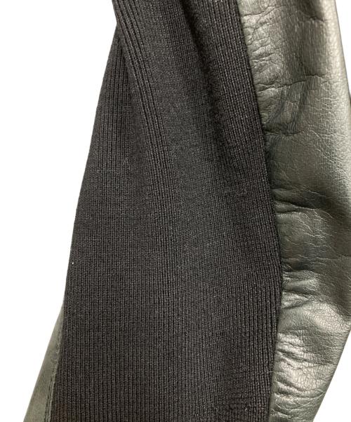RICK OWENS（リックオウエンス）RICK OWENS (リックオウエンス) ラムレザージャケット ブラック サイズ:42の古着・服飾アイテム