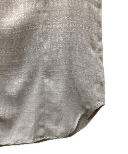 Mame Kurogouchi（マメクロゴウチ）mame kurogouchi (マメクロゴウチ) Floral Pattern Jacquard Sleeveless Top キャミソール ライトグレー サイズ:SIZE 2の古着・服飾アイテム