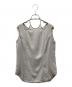 mame kurogouchi（マメクロゴウチ）の古着「Floral Pattern Jacquard Sleeveless Top キャミソール」｜ライトグレー