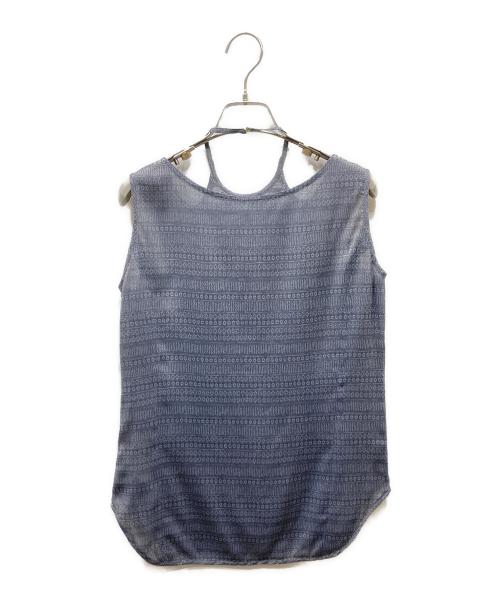 Mame Kurogouchi（マメクロゴウチ）mame kurogouchi (マメクロゴウチ) Floral Pattern Jacquard Sleeveless Top キャミソール ダークグレー サイズ:SIZE 1の古着・服飾アイテム