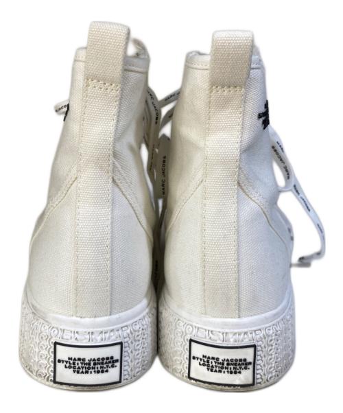 MARC JACOBS（マークジェイコブス）MARC JACOBS (マークジェイコブズ) キャンバスハイカットスニーカー ホワイト サイズ:41の古着・服飾アイテム