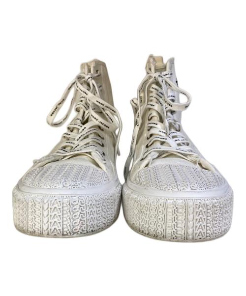 MARC JACOBS（マークジェイコブス）MARC JACOBS (マークジェイコブズ) キャンバスハイカットスニーカー ホワイト サイズ:41の古着・服飾アイテム