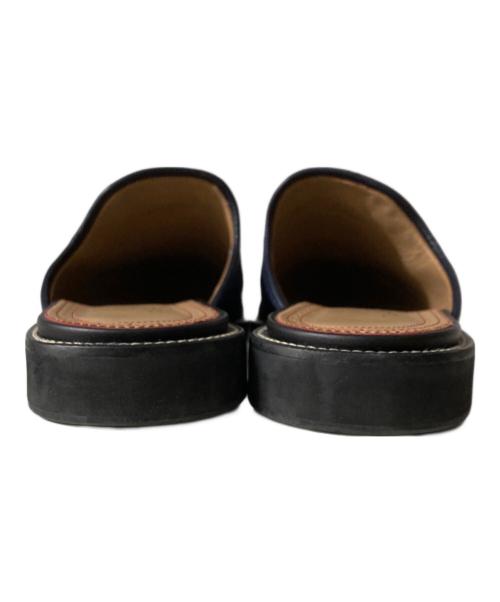 Christian Louboutin（クリスチャン・ルブタン）Christian Louboutin (クリスチャン・ルブタン) タッセル付ミュール ネイビー サイズ:41 1/2の古着・服飾アイテム