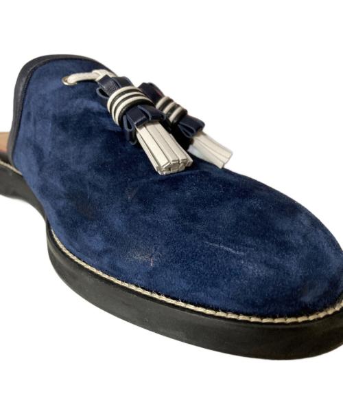 Christian Louboutin（クリスチャン・ルブタン）Christian Louboutin (クリスチャン・ルブタン) タッセル付ミュール ネイビー サイズ:41 1/2の古着・服飾アイテム