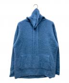 ATONエイトン）の古着「カシミアハイネックプルオーバーニット」｜ブルー