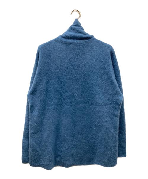 ATON（エイトン）ATON (エイトン) カシミアハイネックプルオーバーニット ブルー サイズ:SIZE 6の古着・服飾アイテム