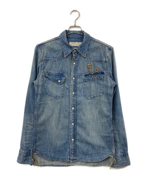 REMI RELIEF（レミレリーフ）REMI RELIEF (レミレリーフ) デニムウエスタンシャツ インディゴ サイズ:Mの古着・服飾アイテム