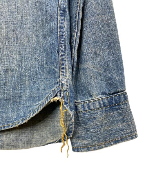 REMI RELIEF（レミレリーフ）REMI RELIEF (レミレリーフ) デニムウエスタンシャツ インディゴ サイズ:Mの古着・服飾アイテム