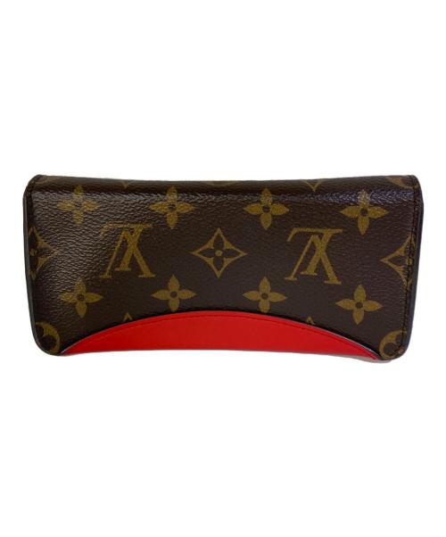 LOUIS VUITTON（ルイ ヴィトン）LOUIS VUITTON (ルイ ヴィトン) エテュイ リュネット ウディ メガネケース ブラウンの古着・服飾アイテム