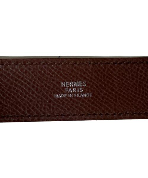 HERMES（エルメス）HERMES (エルメス) アルテミスレザーブレスレット ブラウン サイズ:16cmの古着・服飾アイテム