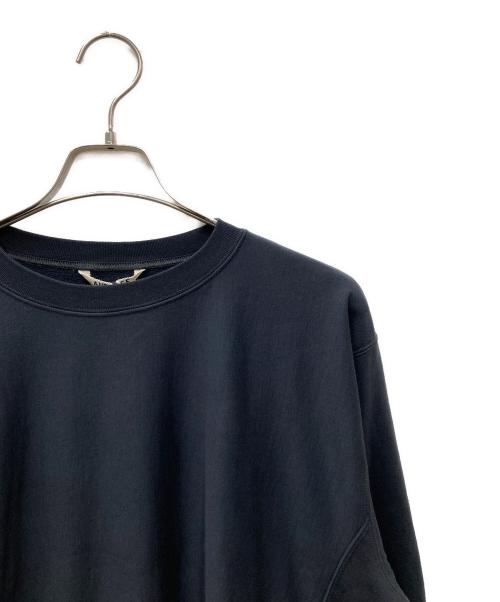 AURALEE（オーラリー）AURALEE (オーラリー) ELASTIC HIGH GAUGE SWEAT P/O ネイビー サイズ:SIZE 5の古着・服飾アイテム