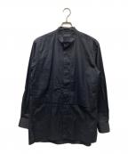 s'yteサイト）の古着「バンドカラーシャツ」｜ブラック