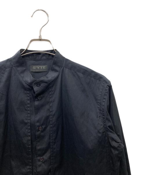 s'yte（サイト）s'yte (サイト) バンドカラーシャツ ブラック サイズ:SIZE 3の古着・服飾アイテム