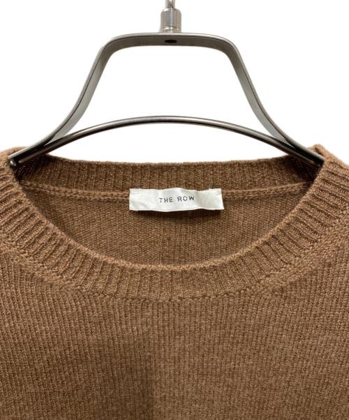 THE ROW（ザ ロウ）THE ROW (ザ ロウ) カシミヤクルーネックニット ブラウン サイズ:XSの古着・服飾アイテム
