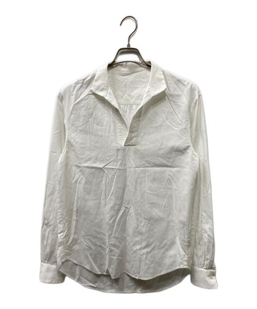 BOURRIENNE（ブリエンヌ）BOURRIENNE (ブリエンヌ) Paris X/CHEMISE MARIN BROAD スキッパーシャツ ホワイト サイズ:XSの古着・服飾アイテム