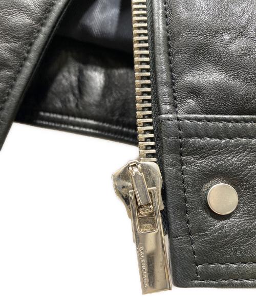 BALENCIAGA（バレンシアガ）BALENCIAGA (バレンシアガ) ダブルライダースジャケット ブラック サイズ:34の古着・服飾アイテム