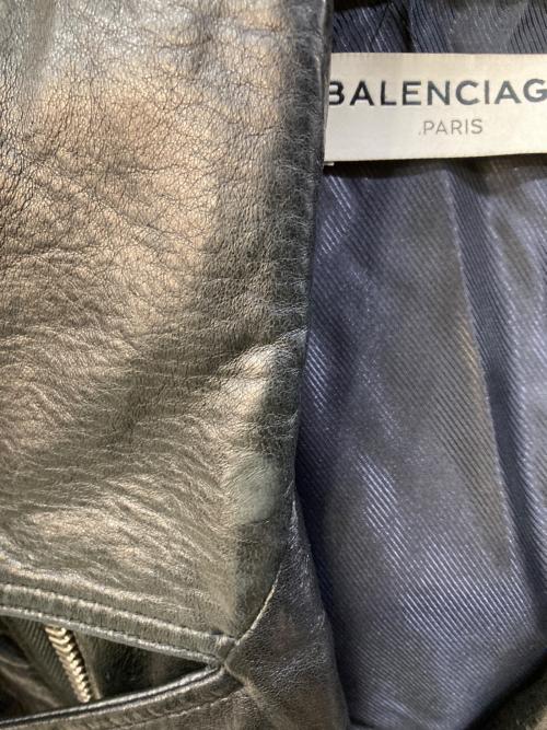BALENCIAGA（バレンシアガ）BALENCIAGA (バレンシアガ) ダブルライダースジャケット ブラック サイズ:34の古着・服飾アイテム