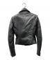 BALENCIAGA (バレンシアガ) ダブルライダースジャケット ブラック サイズ:34：36000円