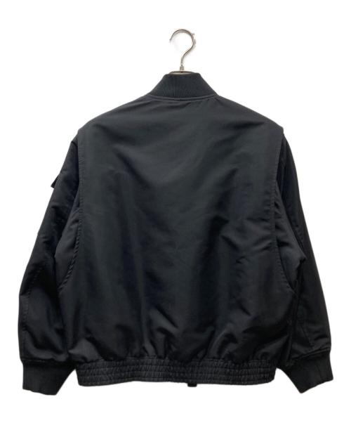 HYKE（ハイク）HYKE (ハイク) 17356 ジップアップブルゾン ブラック サイズ:Mの古着・服飾アイテム