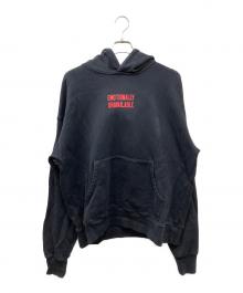 EMOTIONALLY UNAVAILABLE（エモーショナリー・アンアベイラブル）の古着「HEART LOGO HOODIE」｜ブラック