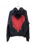 EMOTIONALLY UNAVAILABLE (エモーショナリー・アンアベイラブル) HEART LOGO HOODIE ブラック サイズ:SIZE L：10000円