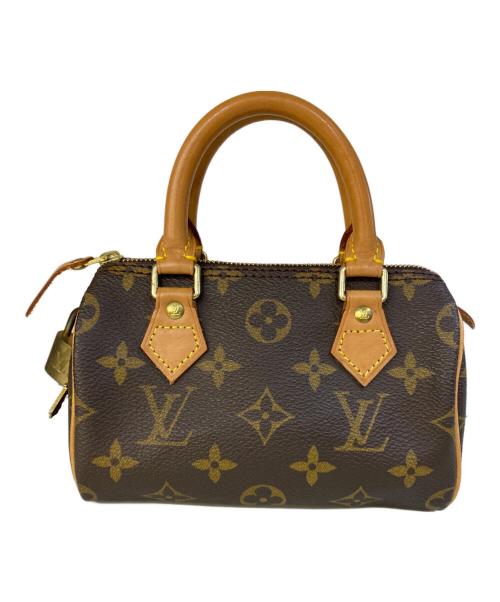 LOUIS VUITTON（ルイ ヴィトン）LOUIS VUITTON (ルイ ヴィトン) M41534 ミニスピーディ モノグラム ハンドバッグ ブラウンの古着・服飾アイテム