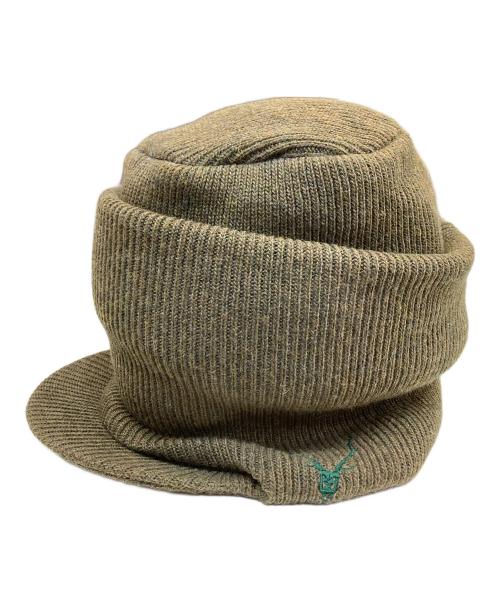 South2 West8（サウスツー ウエストエイト）south2 west8 (サウスツー ウエストエイト) ニット帽 ニットキャップ オリーブの古着・服飾アイテム